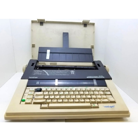 Brother Other - RARE Vintage Brother Electronic Portable Typewriter version model 310